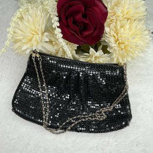 Vintage Mesh Crossbody Purse Bag Evening